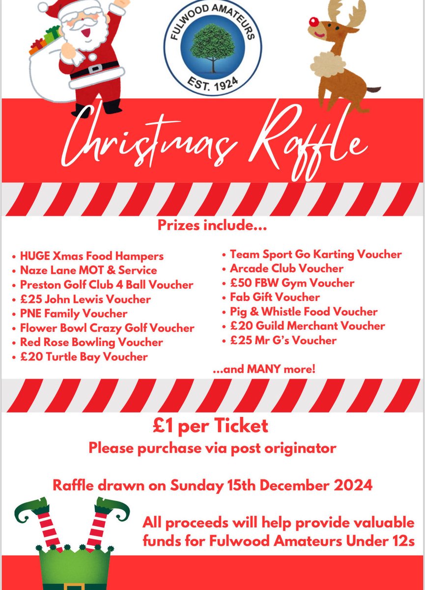 Still time to grab your raffle tickets , dm if your interested 🎅🏻🎄🤶🏻