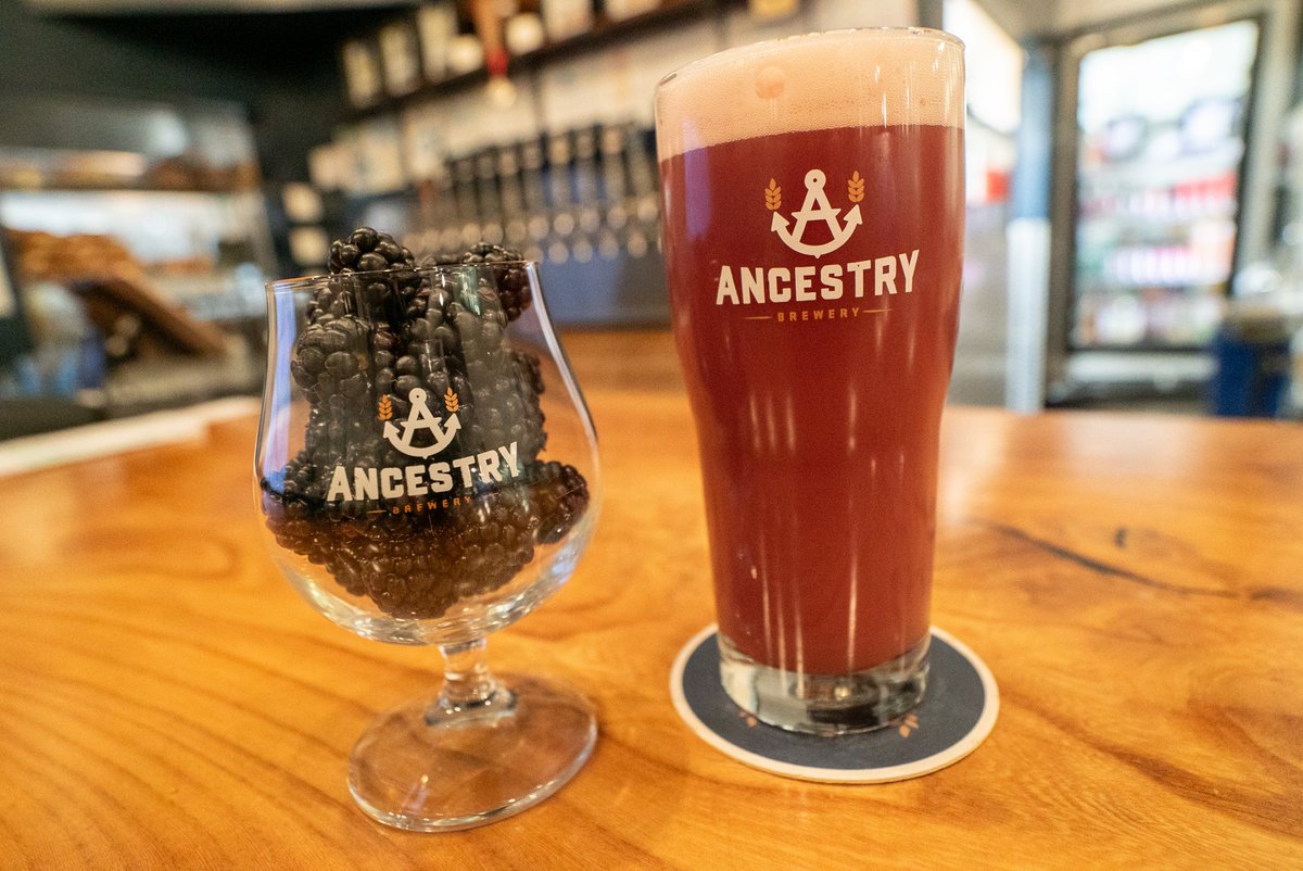 Blackberry Wheat is now on tap and in distribution! Lots of jammy blackberry flavor from the Oregon Fruit Products Purée!