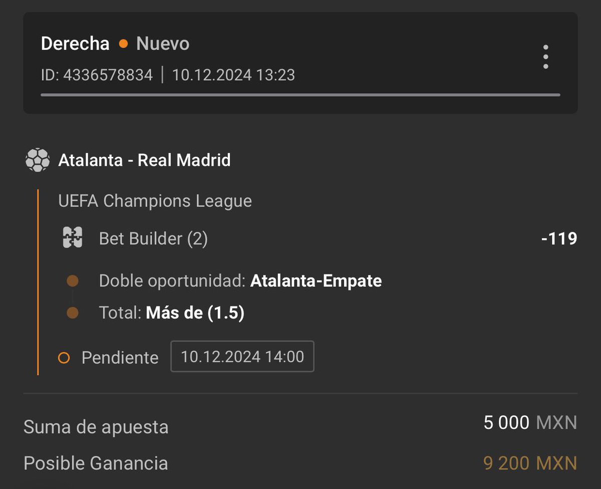 playerpicksmx's tweet photo. UEFA Champions League.
FREEPICK
(Les dejo otra apuesta más en mi canal de Telegram, aquí puedes acceder: https://t.co/rHwZvvOdMj) https://t.co/egxAzbTqja