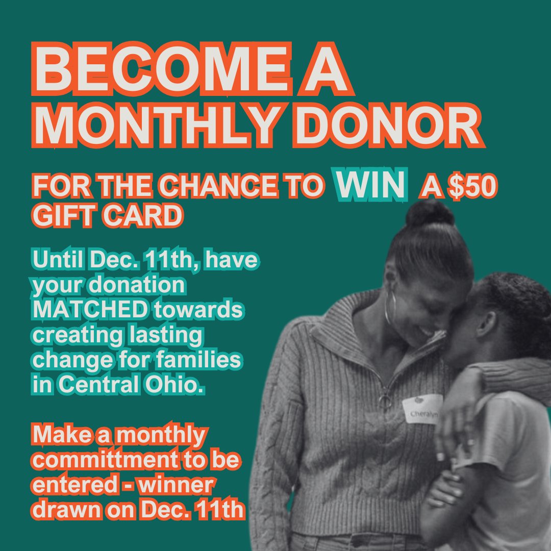 Become a monthly donor -- and have your gift amplified by our match campaign -- for a chance to win a Starbucks gift card!

Set up your recurring donation TODAY: familiesflourish.org/2024-power-of-…