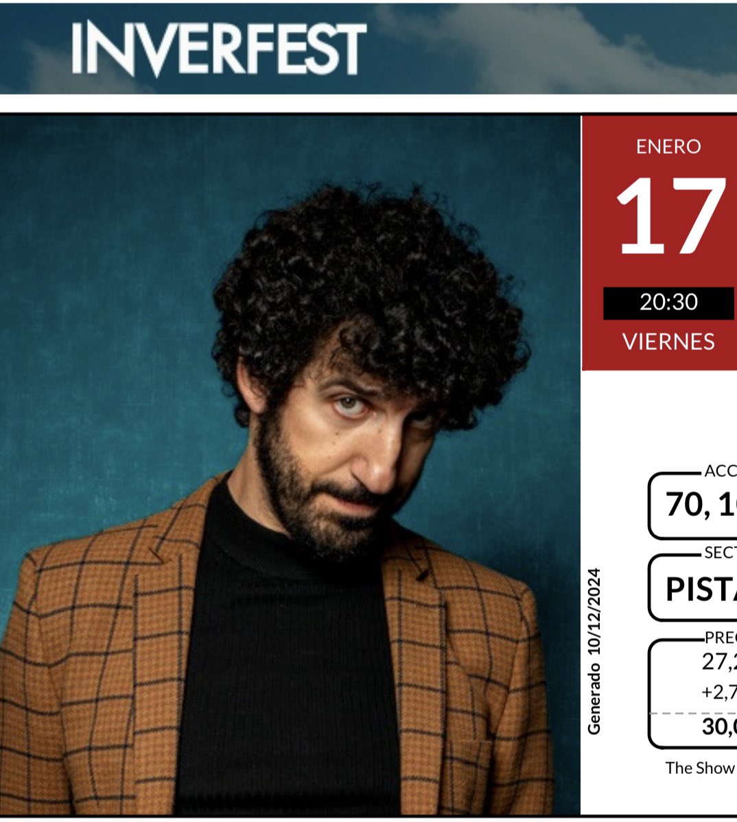 Os interesan dos entradas de pista ? Podéis preguntarme
por privado