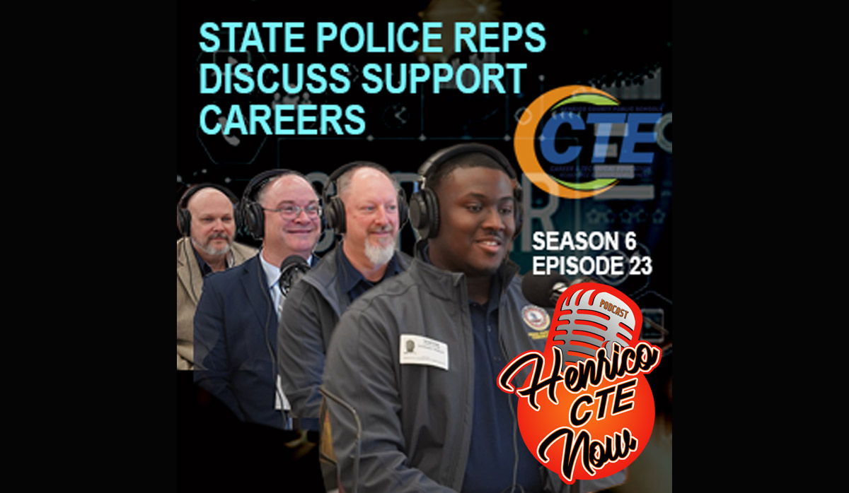 HenricoCTE's tweet photo. Henrico CTE Now: We are chatting with the staff of the Virginia State Police and their need to fill career positions in everything from auto techs to officers. https://t.co/CucU6pQ0q7
#HenricoCTE #LifeReady #vastatepolice #CareerReady #Henrico https://t.co/mBUmUMBIHI