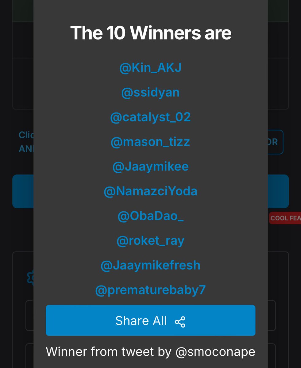 Congrats! 

Winners: <a href="/Kin_AKJ/">J.E.A</a> <a href="/ssidyan/">Ssidyan</a> <a href="/catalyst_02/">catalyst</a> @mason_tizz <a href="/Jaaymikee/">JAYMIKE(Ø,G)</a> @NamazciYoda <a href="/ObaDao_/">Oba🗽Reddio</a> <a href="/roket_ray/">Roket Ray</a> @Jaaymikefresh <a href="/prematurebaby7/">premature baby7</a>