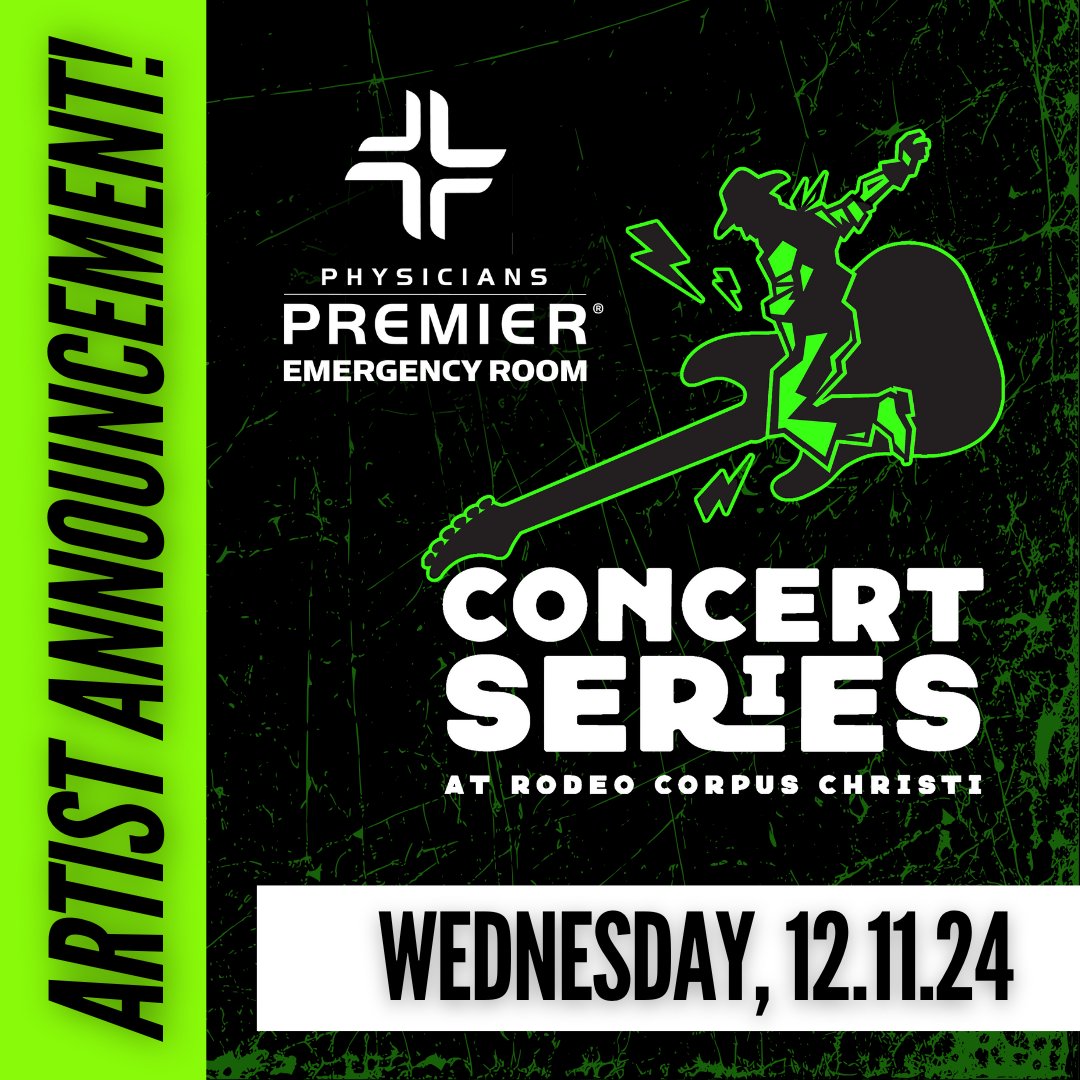 Buc Days (@bucdays) on Twitter photo TOMORROW! Who will take the stage Friday, May 9, 2025 as part of the Rodeo Corpus Christi Concert Series presented by <a href="/MD_PremiER/">Physicians Premier</a>?!
Season Tickets: bucdays.com/rodeo-pbr/seas…
Rodeo Corpus Christi presented by <a href="/MillerLite/">Miller Lite</a> TOMORROW! Who will take the stage Friday, May 9, 2025 as part of the Rodeo Corpus Christi Concert Series presented by <a href="/MD_PremiER/">Physicians Premier</a>?!
Season Tickets: bucdays.com/rodeo-pbr/seas…
Rodeo Corpus Christi presented by <a href="/MillerLite/">Miller Lite</a>