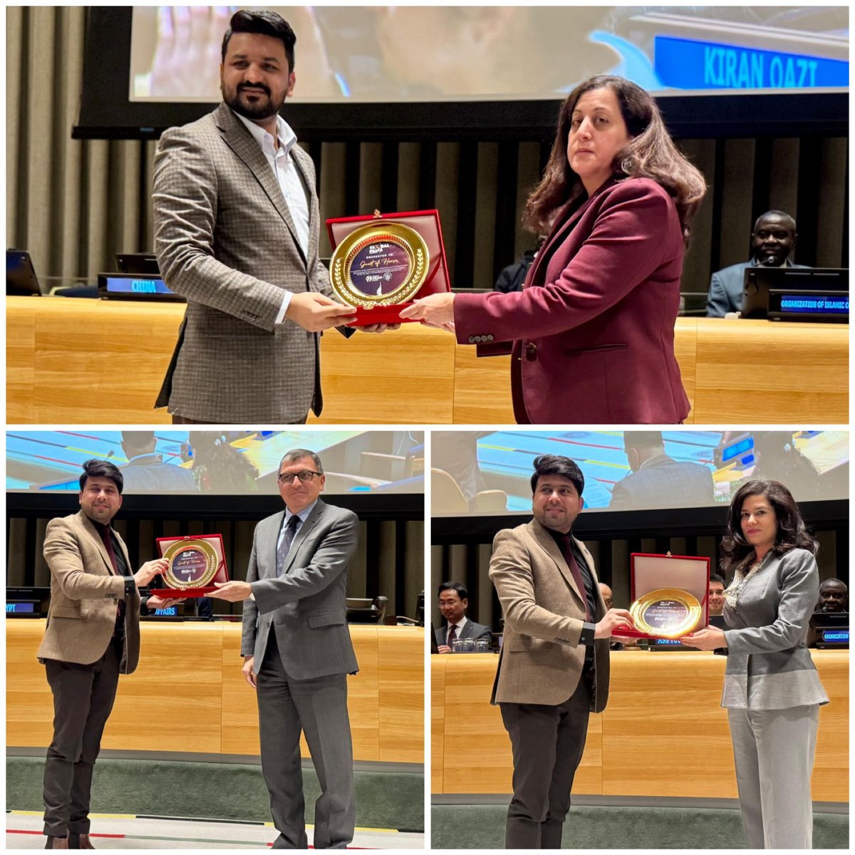 Shields were presented to the panelists at the conclusion of the event