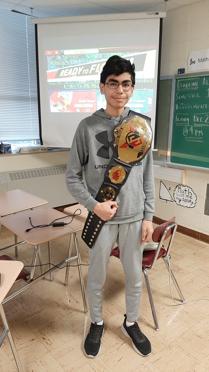 Congrats to Oliver!!! He is the 2425 Q2 Waukesha South SMASH Champion