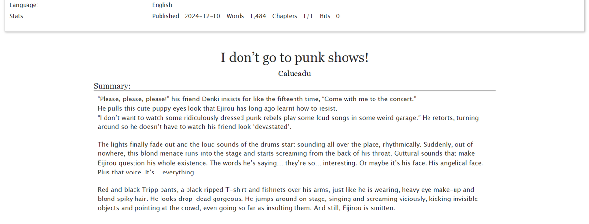 Calucadu's tweet photo. I've just published a new story (it's completed this time, don't worry) on AO3! Here's the link to it: https://t.co/LC0vzMK9fk 
Hope you enjoy reading it! :3 https://t.co/BL2dWEqIyH