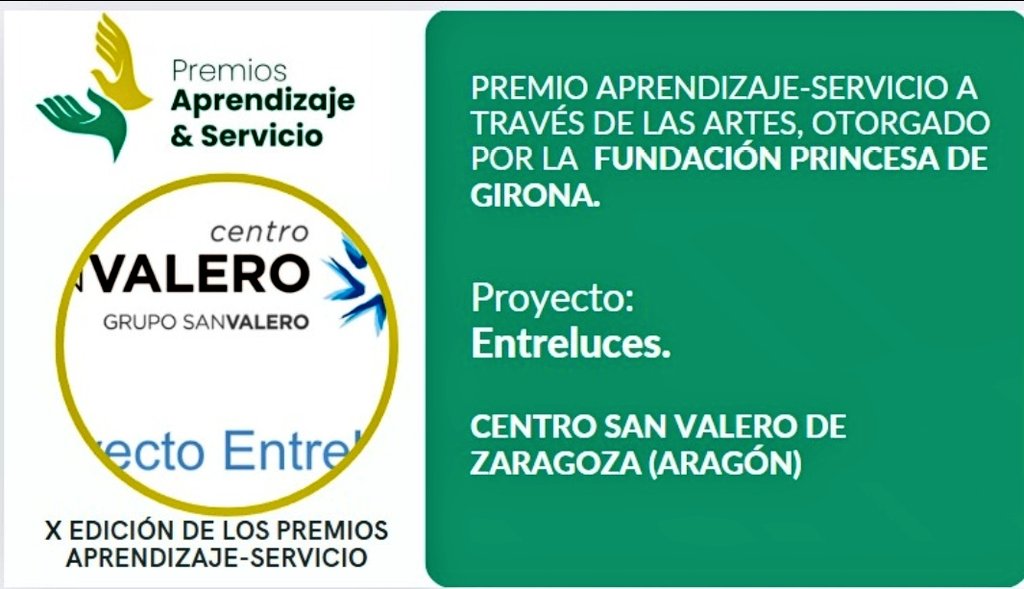 REDAPS (@redaps1) on Twitter photo X edición #PremiosApS2024  📜PREMIO:  Aprendizaje-Servicio a través de las artes, otorgado por la  Fundación Princesa de Girona. 🗓️Nos vemos el 13 diciembre en Mérida.
<a href="/FPdGi/">Fundación Princesa de Girona</a> <a href="/ayto_merida/">Ayuntamiento de Mérida</a> <a href="/Educo_ONG/">Educo</a> <a href="/educaciongob/">Ministerio de Educación, FP y Deportes</a> <a href="/apsaragon/">aprendizajeservicioaragon</a> <a href="/ApSExtremadura/">ApS Extremadura</a> @roserbatlle #ApS #AprendizajeServicio X edición #PremiosApS2024  📜PREMIO:  Aprendizaje-Servicio a través de las artes, otorgado por la  Fundación Princesa de Girona. 🗓️Nos vemos el 13 diciembre en Mérida.
<a href="/FPdGi/">Fundación Princesa de Girona</a> <a href="/ayto_merida/">Ayuntamiento de Mérida</a> <a href="/Educo_ONG/">Educo</a> <a href="/educaciongob/">Ministerio de Educación, FP y Deportes</a> <a href="/apsaragon/">aprendizajeservicioaragon</a> <a href="/ApSExtremadura/">ApS Extremadura</a> @roserbatlle #ApS #AprendizajeServicio