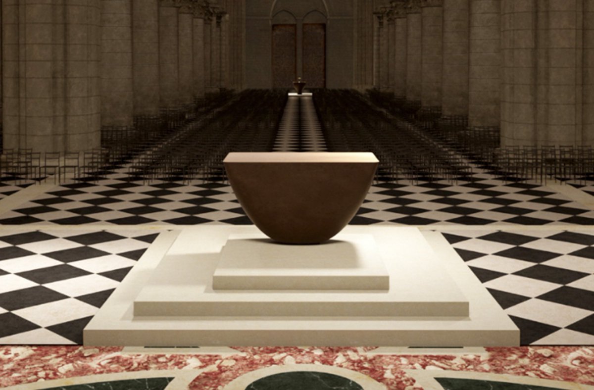 scecclesia's tweet image. Fixed it. 

#NotreDameDeParis #Altar