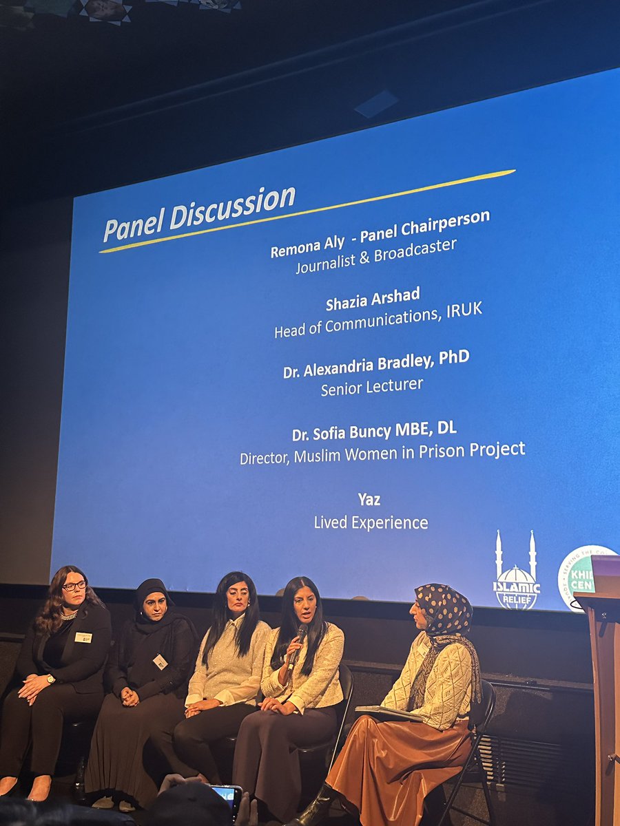 I’m here at the Exclusive London Screening for the - Inside Out: Muslim Women in Prison Film Screening. 

Pleasure to hear from the Director Dr Sofia Buncy MBE - <a href="/MWIPproject/">Dr Sofia Buncy MBE DL</a> 

#MWIPLaunch #InsideOut