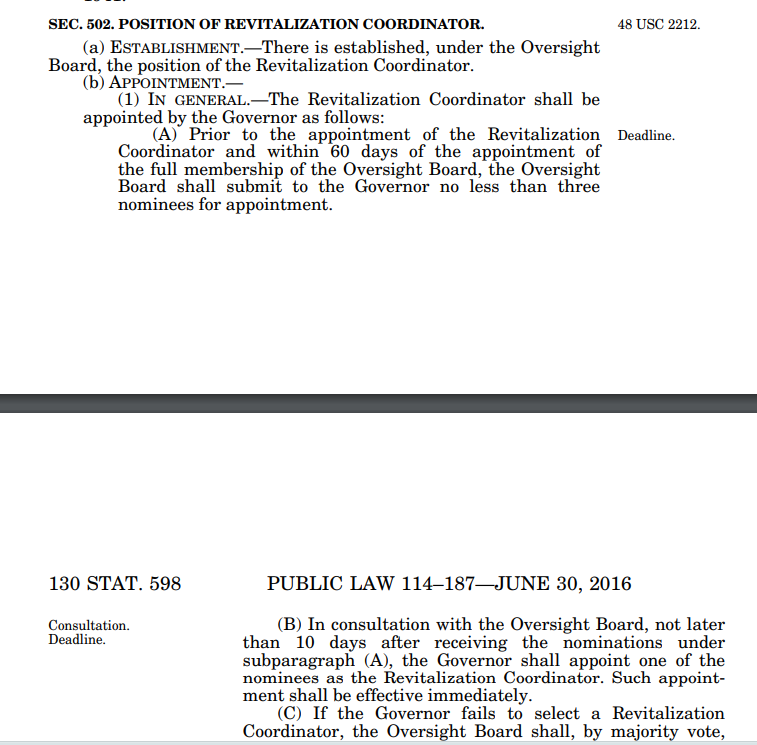 cate_long's tweet photo. Puerto Rico OBoard executive director approves creation of an "energy czar" for Prepa. This position will have no statutory or judicial authority unlike the position of "revitalization coordinator" that Congress wrote into Promesa #muniland. The OBoard appointed someone as revitalization coordinator in Aug 2023 but they apparently have done nothing to assist with Prepa. More expensive bureaucracy but no progress.  ~~ https://t.co/anVX6HwBL3

~~  https://t.co/gXENquBpln