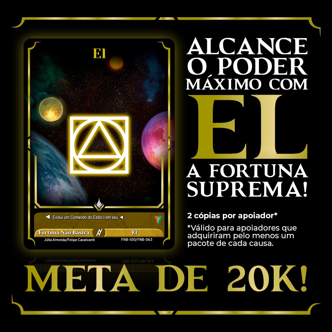 Effectcc's tweet image. Para encerar o Late Pledge com chave de ouro, temos a meta final: 20K para desbloquear EL, a Fortuna Suprema!

Você que ainda não apoiou Effect está esperando o quê? Essa é a sua última chance de fazer história conosco.

Acesse: meeplestarter.com.br/effect e torne-se parte disso!