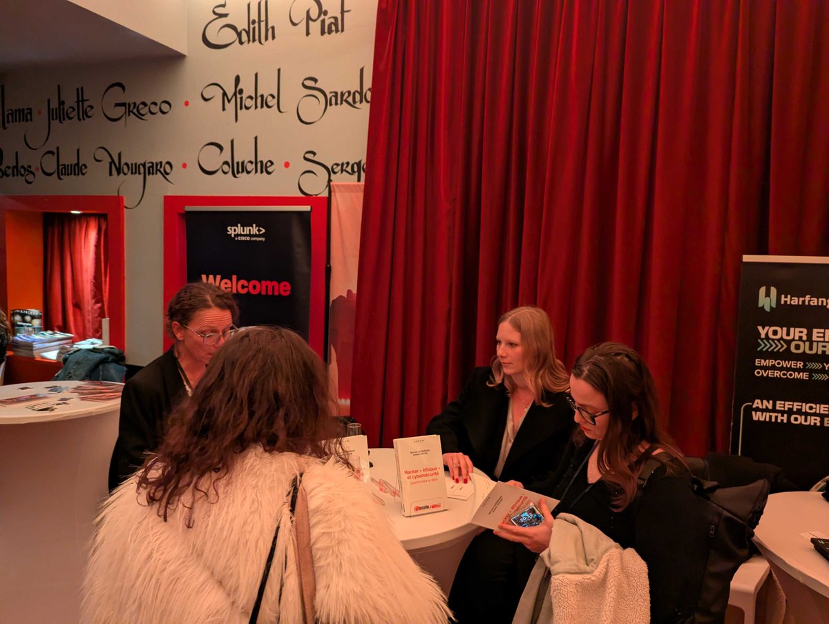 CEFCYS_Officiel's tweet photo. 🏆 Clap de fin pour une soirée mémorable ! 🎉
La cérémonie des Trophées Européens de la Femme Cyber #ecwd, organisée par le #CEFCYS, touche à sa fin.
Place au cocktail, au networking et à deux séances de dédicaces.
🙏Merci à toutes et à tous ! https://t.co/UBUXY1PA7p