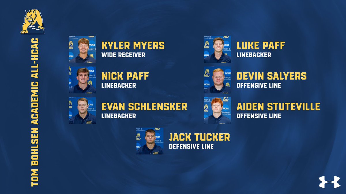 Congratulations to these 15 Lions on being named Academic All-HCAC! Your commitment to excellence on and off the field does not go unnoticed!! 

#DEFENDTHEMOUNT
