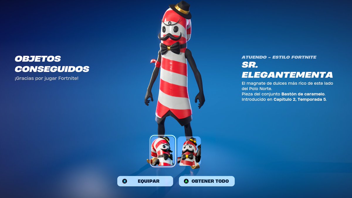 Fortplus_News's tweet photo. Ya están entregando al Sr Elegantementa a los usuarios que ya tenían vinculada su cuenta de Epic Games y Lego.

#FortniteChapter6 #FortniteC6S1鬼Hunters #Fortnite #LEGOFortnite https://t.co/MTq5rIZ8GH
