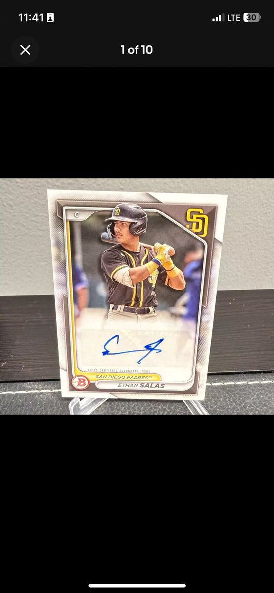QuackedOnPadres's tweet photo. Who wants an Ethan Salas Bowman Prospect Autograph?

How to win: LIKE/RT/FOLLOW
Winner will be selected on Sunday 12/15

#thehobby #HobbyHolidays https://t.co/vPTuusU1rY