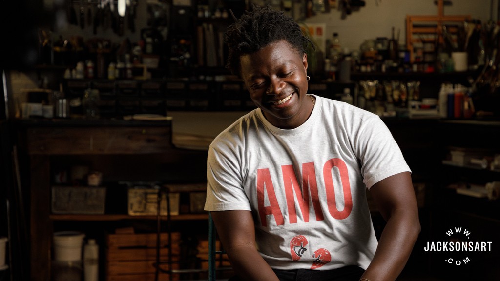 In this Artist Insights film, mixed media artist, Kay Gasai explains some of the symbology behind his characters, how different colours hold meaning for him, and why he needs to draw in order to visualise his ideas. l8r.it/XRST