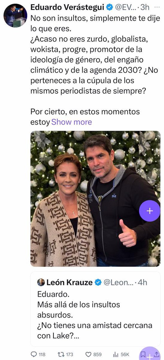 Que divertido ver como le dicen zurdo a un panista facho como <a href="/LeonKrauze/">León Krauze</a>, por parte de un ultraderechista y ultra conservador. Le aplican una medicina con la misma formula propagandista que receta su papá <a href="/EnriqueKrauze/">Enrique Krauze</a>.