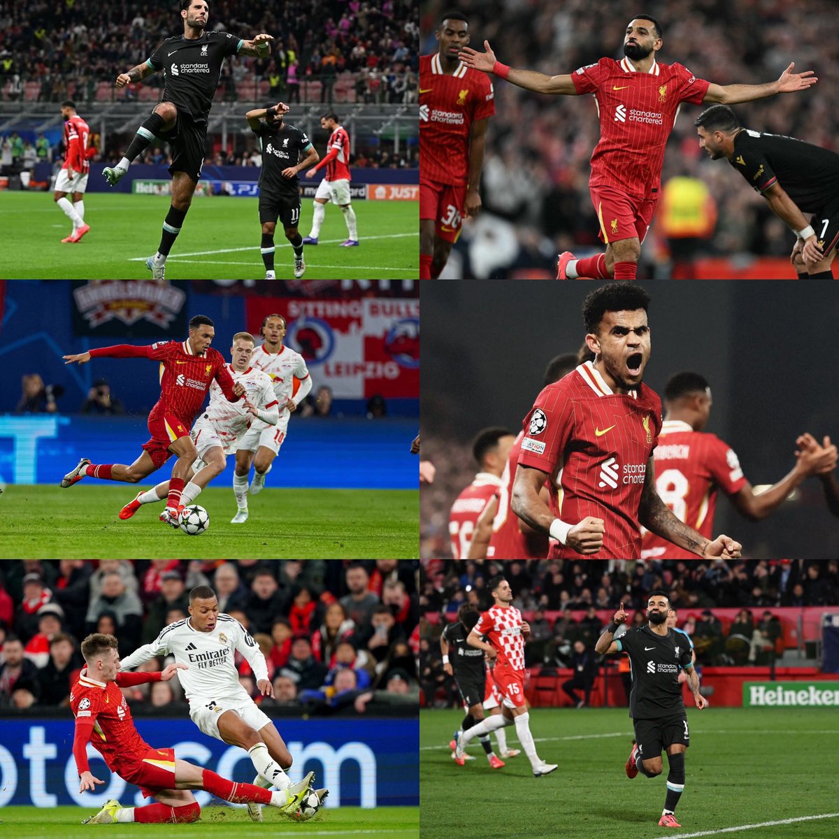 AnfieldEdition's tweet photo. ✅ 3-1 — Milan (A)
✅ 2-0 — Bologna (H)
✅ 1-0 — RB Leipzig (A)
✅ 4-0 — Leverkusen (H)
✅ 2-0 — Real Madrid (H)
✅ 1-0 — Girona (A)

The perfect start. https://t.co/JFQUm0sCYo