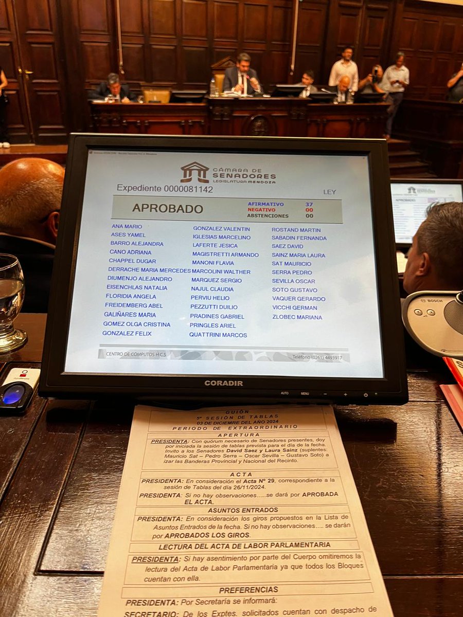 ✔️El <a href="/senadomendoza/">Cámara Senadores de Mendoza</a> dio media sanción al proyecto de reforma del Código Procesal de Familia y Violencia Familiar. 

Estos cambios son en pos de agilizar los procesos judiciales, proteger los derechos de niñas, niños y adolescentes y garantizar una atención integral #InfanciasMza