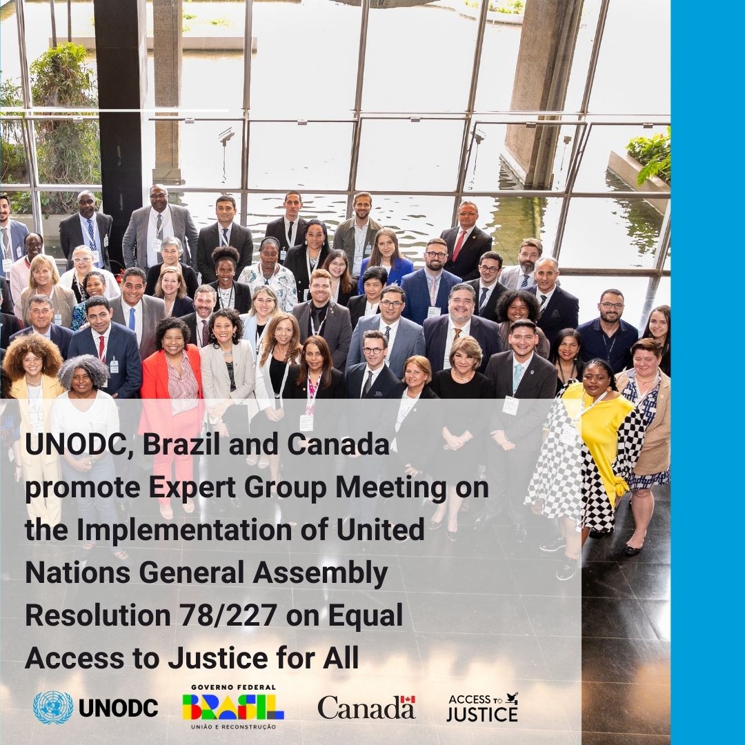 UNODC Brasil (@unodcprt) on Twitter photo 🌍 The journey toward #EqualJusticeForAll begins in Brasília! Thanks to the leadership of the <a href="/mjspgov/">Ministério da Justiça e Segurança Pública</a> and the support of Canada, Day 1 of the Expert Group Meeting on UNGA Resolution 78/227 brought global experts together to tackle barriers to justice. Stay tuned! 🌍 The journey toward #EqualJusticeForAll begins in Brasília! Thanks to the leadership of the <a href="/mjspgov/">Ministério da Justiça e Segurança Pública</a> and the support of Canada, Day 1 of the Expert Group Meeting on UNGA Resolution 78/227 brought global experts together to tackle barriers to justice. Stay tuned!