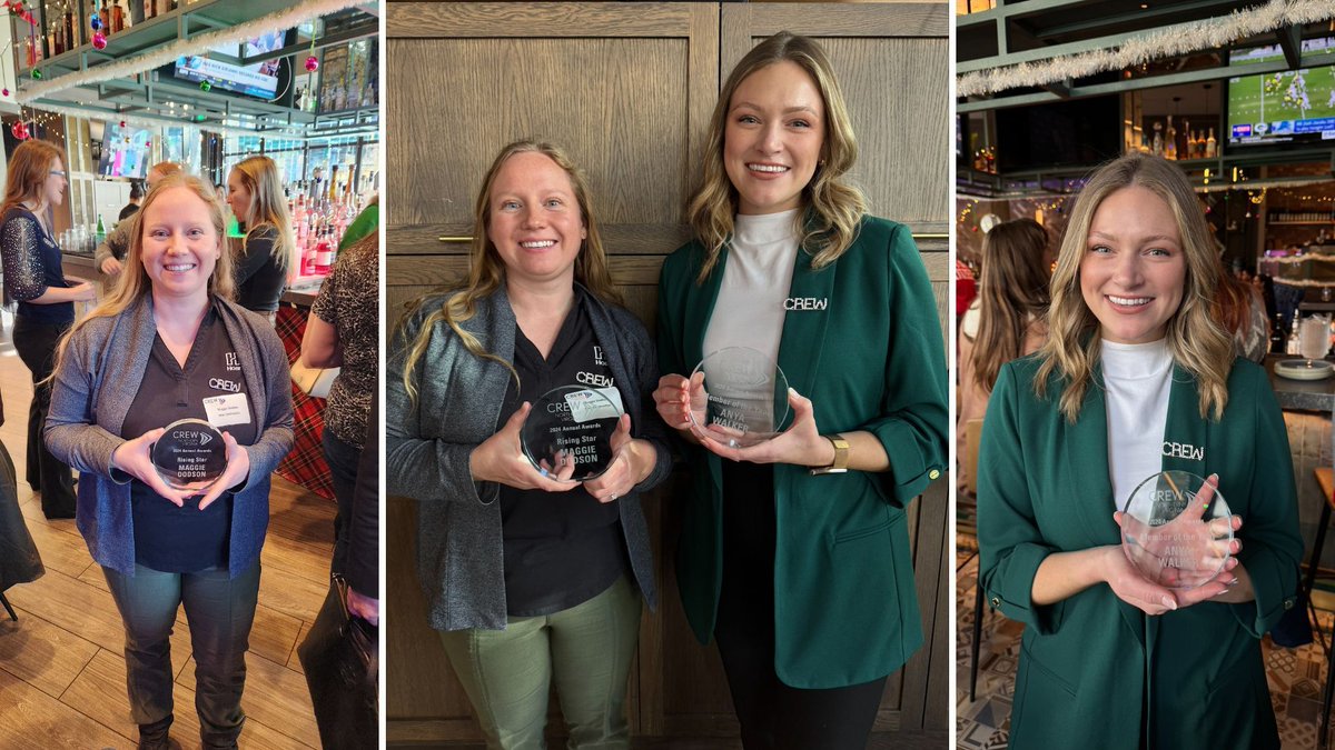 We had a blast at our annual CREW NoVA holiday brunch last week. Together, we reflected on an incredible year &amp; honored our 2024 Annual Partners, along with this year’s award recipients.

Congratulations to Maggie Dodson, our Rising Star, and Anya Walker, our Member of the Year!
