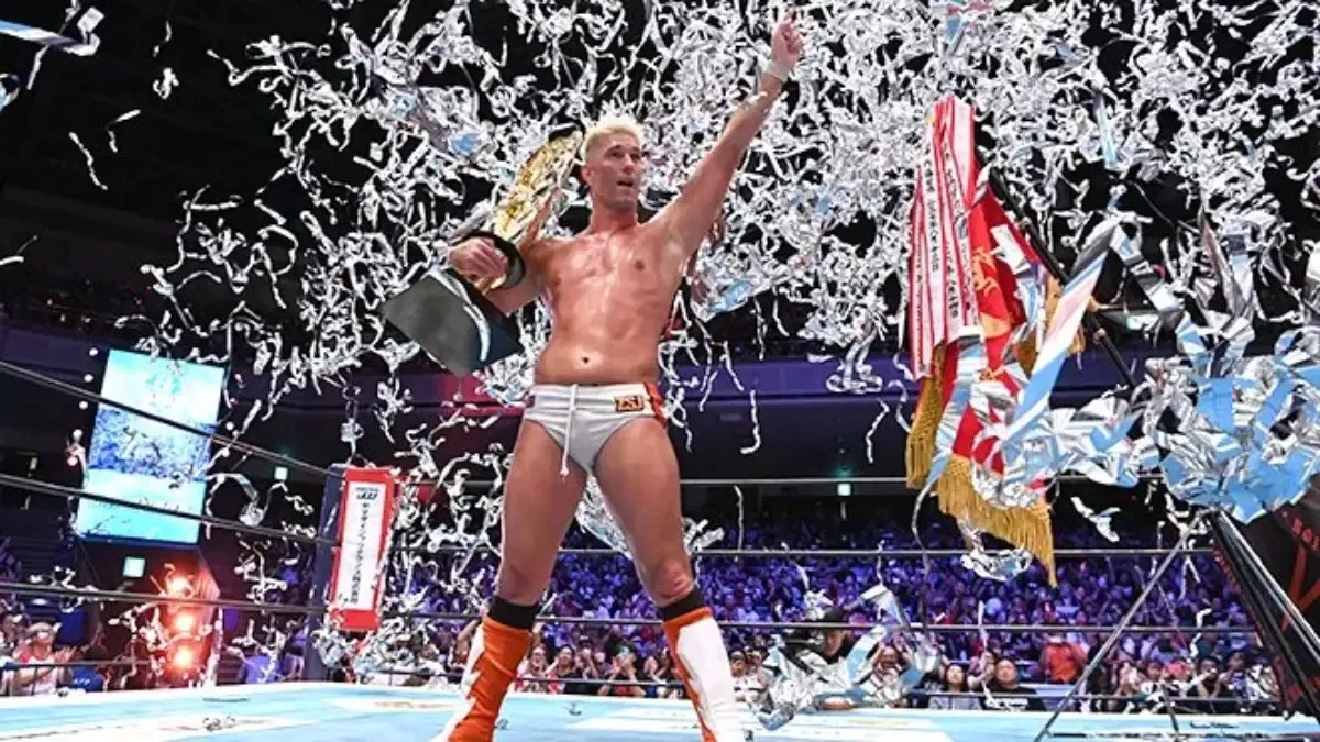 CiaranRH93's tweet image. Zack Sabre Jr. has been voted the MVP in the Tokyo Sports awards! He becomes only the second foreigner to ever win the award, the first being Bob Sapp in 2002.