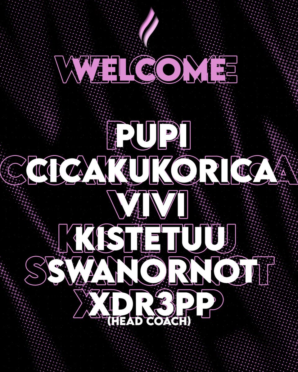 GBX (@gbxesports) on Twitter photo Welcome to the Vortex 🌀 , introducing our Game Changers team! Welcome! 🔥 <a href="/smolpuppie/">smolpuppie</a>, @cicakukorica, <a href="/Vivi10167/">Vivi</a>, <a href="/Melcsio/">melKO</a>, <a href="/swan0rnot/">swanornot</a> & Head Coach <a href="/xDr3pp/">xDr3pp_VAL</a> Welcome to the Vortex 🌀 , introducing our Game Changers team! Welcome! 🔥 <a href="/smolpuppie/">smolpuppie</a>, @cicakukorica, <a href="/Vivi10167/">Vivi</a>, <a href="/Melcsio/">melKO</a>, <a href="/swan0rnot/">swanornot</a> & Head Coach <a href="/xDr3pp/">xDr3pp_VAL</a>