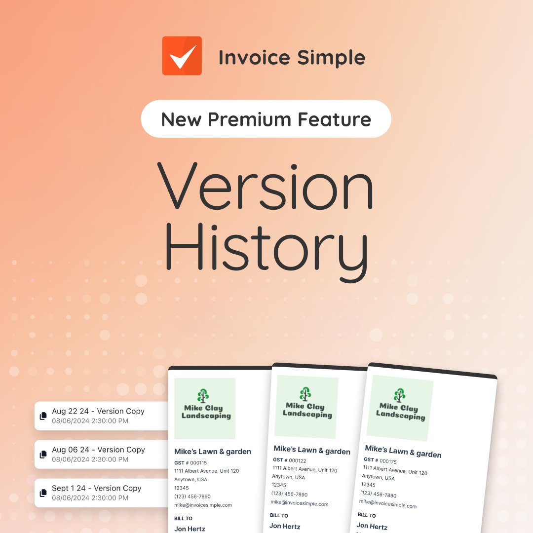 Invoice Simple tweet media