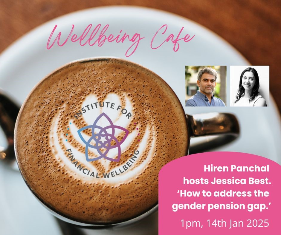 Our first 2025 Wellbeing Cafe offers some fresh ideas from 1-2pm on Tues 14th Jan, when
<a href="/Wealth_Adviser/">Hiren S Panchal</a> hosts Jess Best of McLaren Capital. Jess will present ‘How to address the gender #pension gap.’ Non-member? Come free once, then join! Book here theifw.kartra.com/calendar/WCJan…