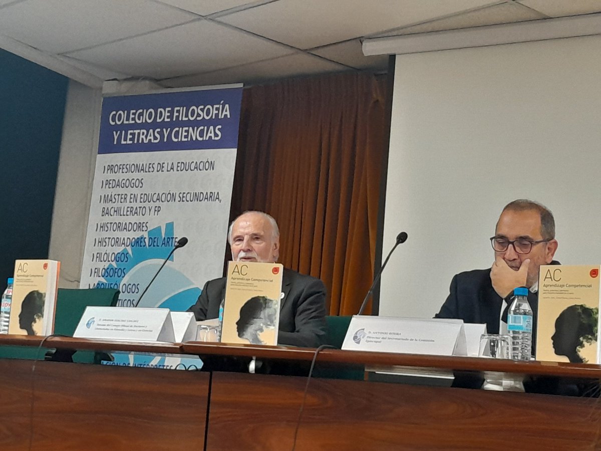 Eva María Fernández Cabanillas (@evafdezcabani) on Twitter photo En <a href="/CDL_Madrid/">Colegio Oficial de Docentes y Humanidades</a> con la presentación del libro Aprendizaje Competencial
🖋 De Javier M. Valle, Elena Piñana y Jesús Manso
"Las competencias clave proporcionan a los ciudadanos la posibilidad de aprendizaje permanente para vivir en la sociedad del siglo XXI"
📚 Muy recomendable En <a href="/CDL_Madrid/">Colegio Oficial de Docentes y Humanidades</a> con la presentación del libro Aprendizaje Competencial
🖋 De Javier M. Valle, Elena Piñana y Jesús Manso
"Las competencias clave proporcionan a los ciudadanos la posibilidad de aprendizaje permanente para vivir en la sociedad del siglo XXI"
📚 Muy recomendable