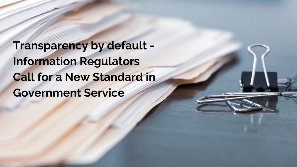 Transparency must be taken into account in the early stages of designing any new systems, administrative processes, procedures, and governance models. See:
oic-ci.gc.ca/en/resources/n…
#cdnfoi #canpoli #ATIP