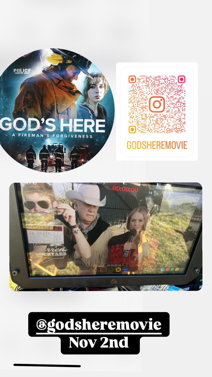 Gods here! The movie! World wide now!!! This is a powerful message about faith, forgiveness and brining awareness to texting and driving! 
godsheremovie.com
