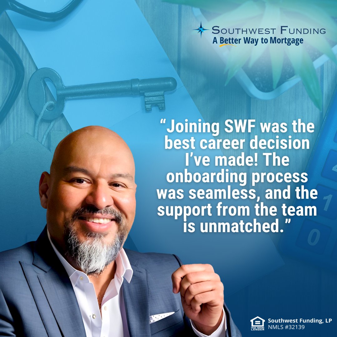 swfunding1's tweet image. Support that works as hard as you do. 🤝
At SWF, our team has your back—from training to underwriting and beyond. Ready to experience the difference?
.
.
.
#UnmatchedSupport #SWFStrong #LoanOfficerTools #MortgageCareers #WeveGotYourBack