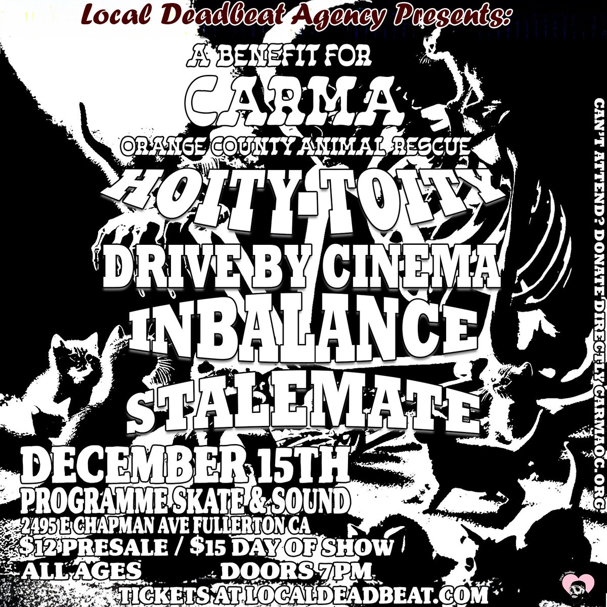 LocalDeadbeatCA's tweet photo. Last show of 2024 this weekend. Let's sell it out. 
https://t.co/WHMK5rzCB5 https://t.co/fKYexbe1l0