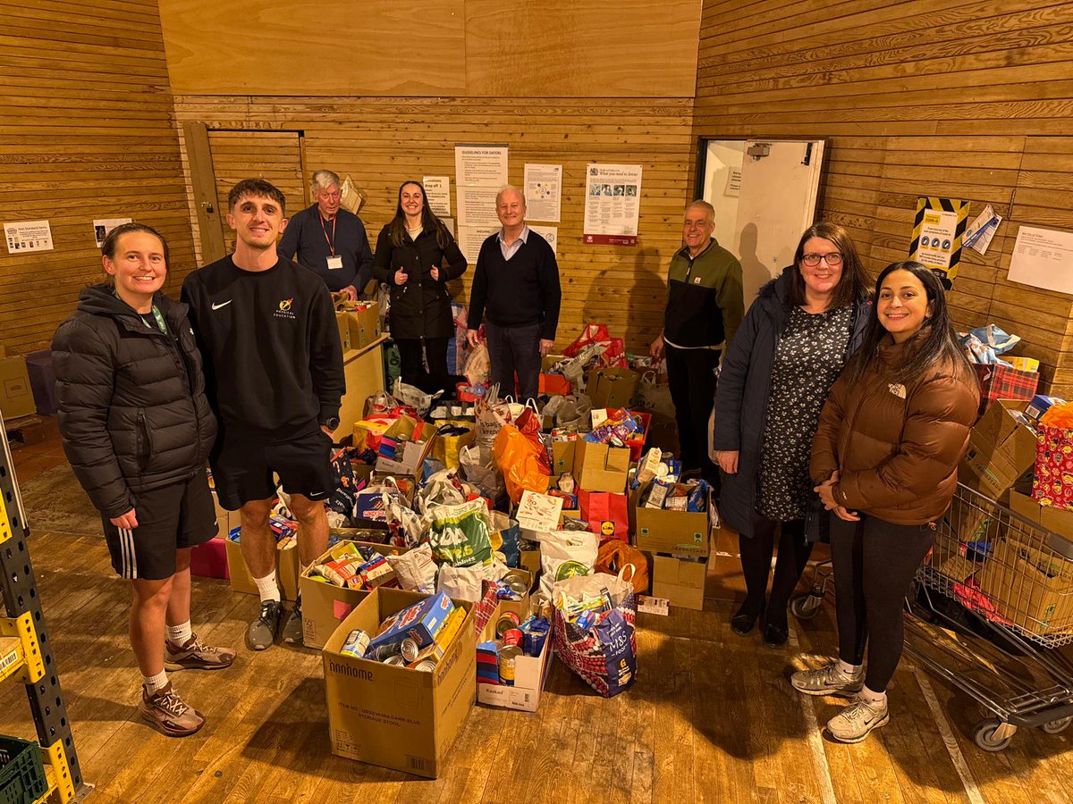 A huge thanks to everyone who contributed to the Christmas Reverse Advent Calendar this year. Miss Hall and the team dropped off a staggering 759.02kg of goods at food banks in The Meadows in Nottingham today! #BeKind