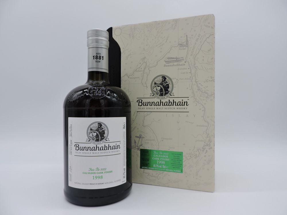 Discover the <a href="/Bunnahabhain/">Bunnahabhain Distillery</a> Feis Ile 2022 Calvados Cask Finish—a must-have for whisky enthusiasts! Own a piece of history. Visit our site to learn more: buff.ly/3a3YGdo 🥃 

#WhiskyCollector #Bunnahabhain #WhiskyLovers #BottleExchange