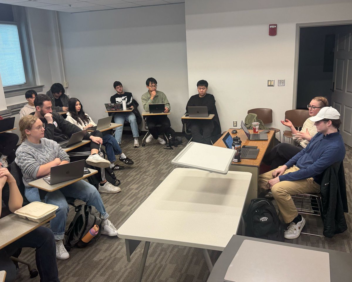 Looking to spice up your class? Bring in the IU debate team! 

Zander Fish (O’Neill SPEA) and Violet Peotter (HLS) were invited to join Dr. Beshkar’s Econ class on trade to debate tariffs! A wonderful cross campus endeavor to boost educational interest and learning!