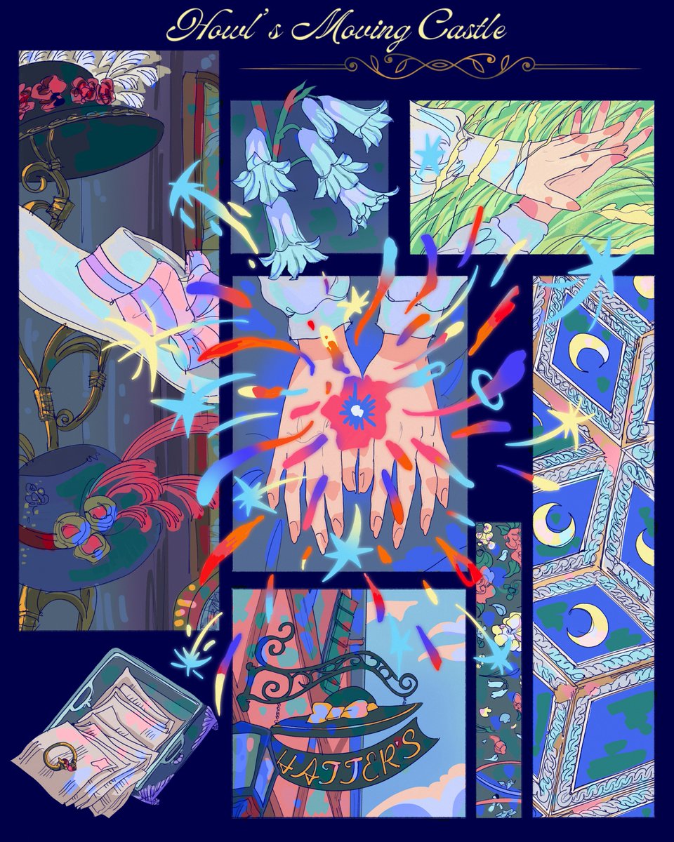 re-reading howl's moving castle🌟