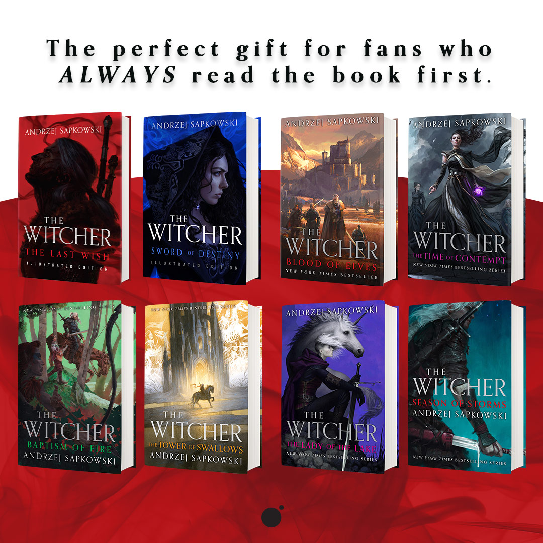 orbitbooks's tweet photo. Do you have a friend or family member that you would like to introduce to The Witcher? We recommend they start with the books! #readthewitcher https://t.co/dDZLXvMARq
