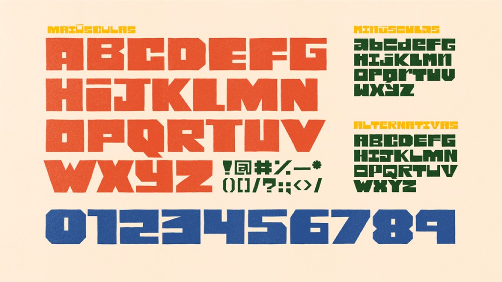printmag's tweet photo. Caxa Display’s #Graphic Impact Needs No Translation 🍋
This vivacious #typeface has #texture and #personality to spare. Caxa’s extroversion makes for #bold titles and #headlines, functioning as #letterforms-as-art-objects.
Read the full story on PRINT: https://t.co/V8d7M6uWEY https://t.co/XnGv0WXDt4