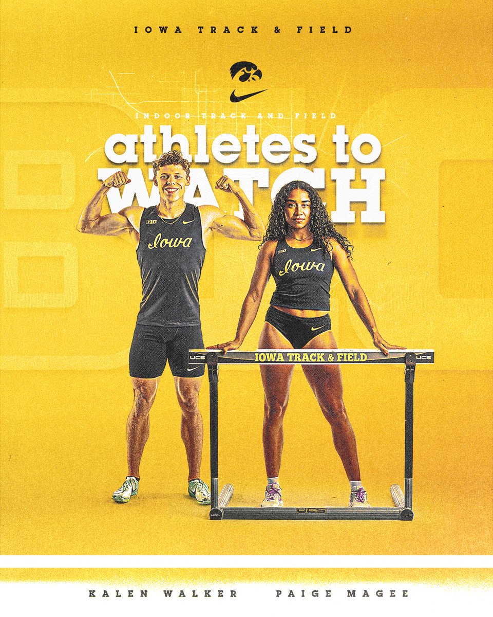 Kalen Walker and Paige Magee are our B1G Athletes to Watch 👀

#Hawkeyes x #B1GTF