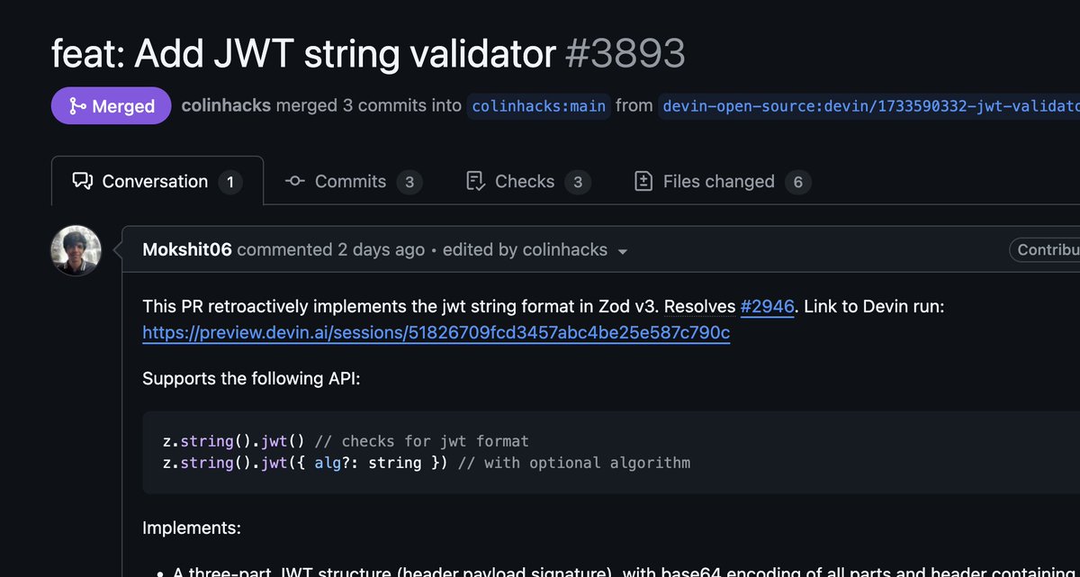 colinhacks/zod tweet media