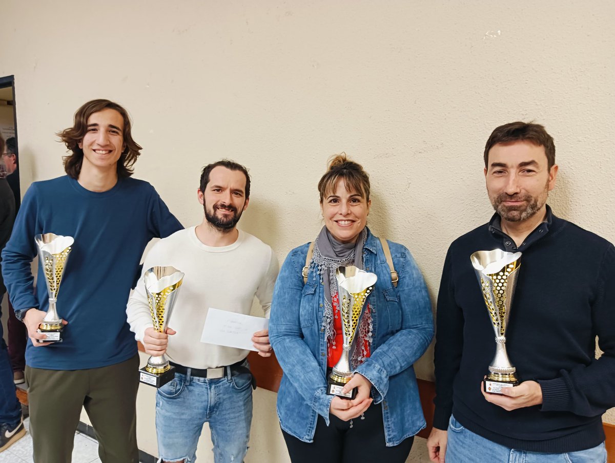 Finaliza el Open Vallvé, organizado por <a href="/AjedrezCornella/">Club D'Escacs Cornellà</a>, con cuatro socios del club Torreblanca de <a href="/HospitaletLl/">L'Hospitalet</a>  premiados.
A seguir con los éxitos tanto individuales como por equipos (en poco más de un mes vuelve la Lliga catalana) 🏆💪

<a href="/lhesport/">Esports de L'Hospitalet</a> 
<a href="/LHAjuntament/">Ajuntament de L'Hospitalet</a>