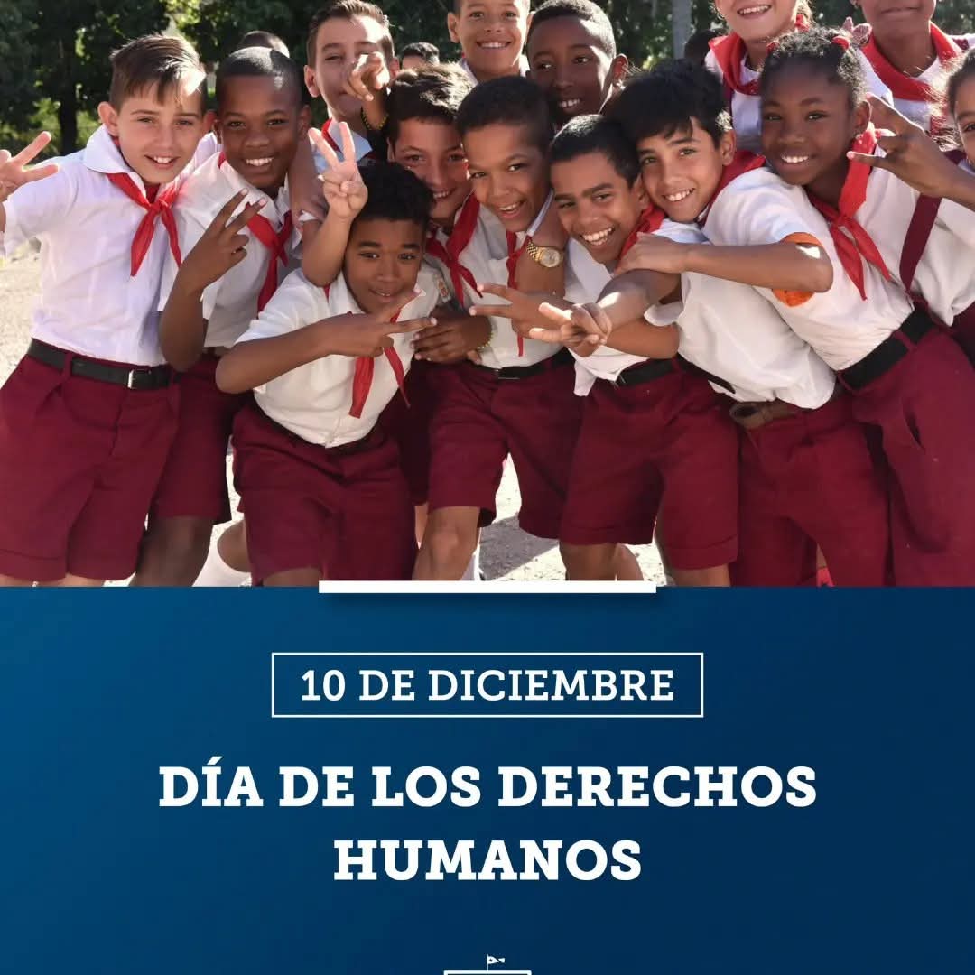 En #Cuba el estado y sus instituciones aseguran el disfrute de  derechos para toda la población y de manera especial para los niños y niñas. #CubanosConDerechos