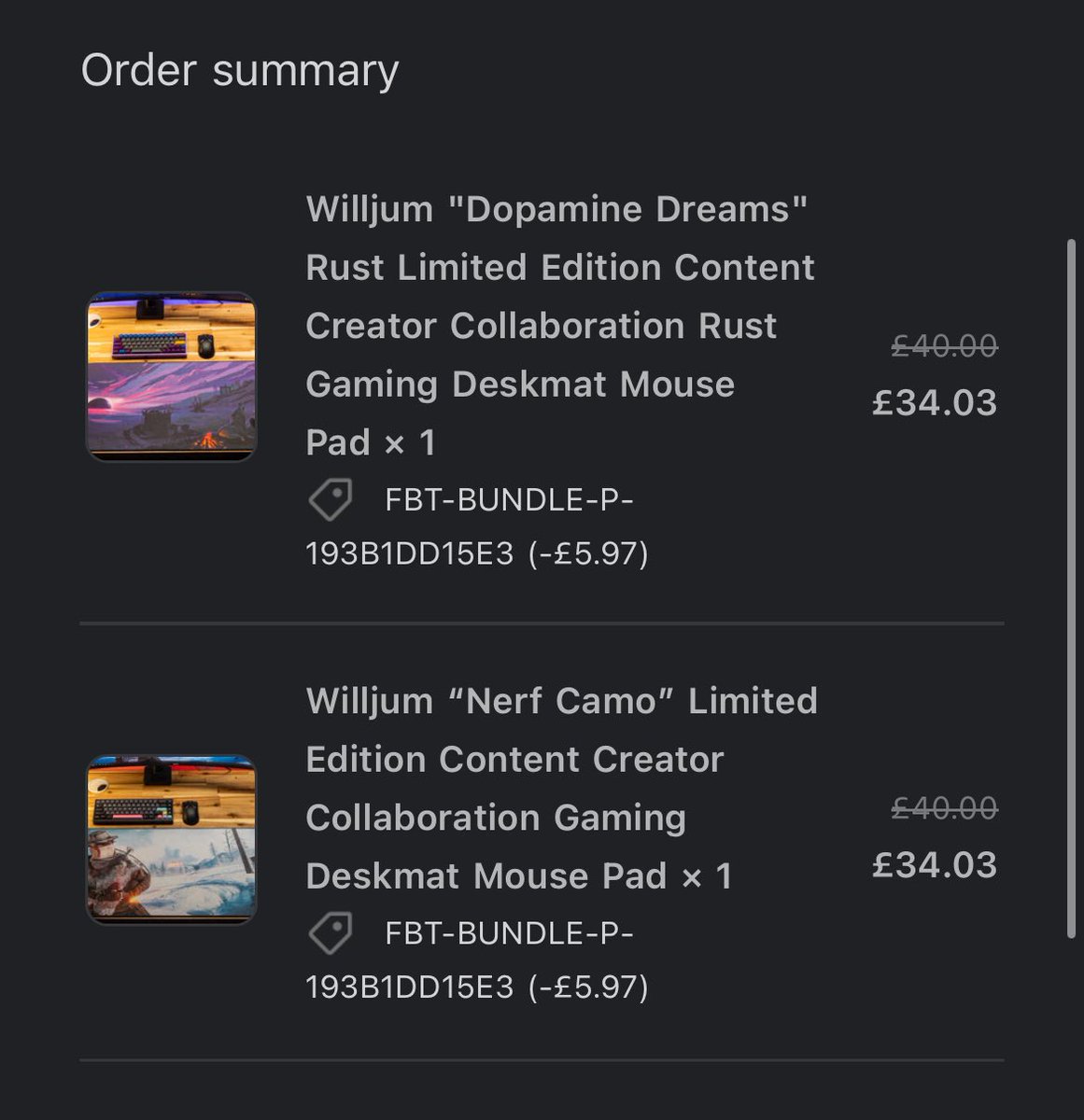JordinioOG's tweet photo. @Willjum1 Couldn’t decide. So got both 👌 https://t.co/OgNSnspwXQ