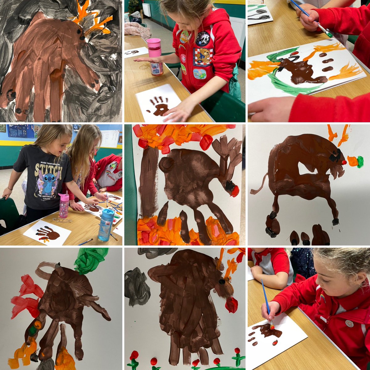 These handy reindeer are just in time for Christmas. 👋🎄 #christmas #girlguiding