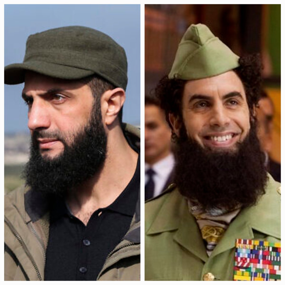 Syria went from Borat to Aladeen.