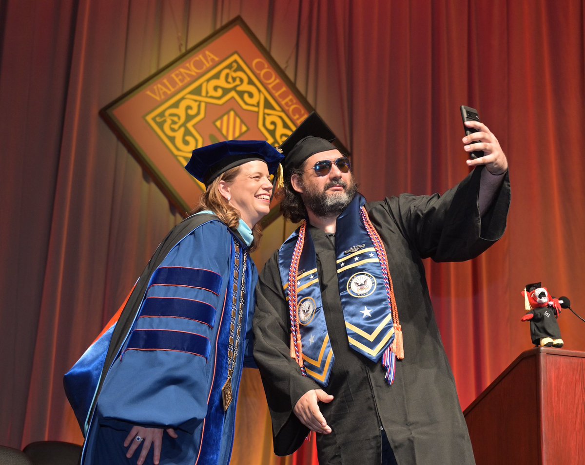 valenciacollege's tweet photo. Congrats to our veterans graduating today! #vcgrad #pumaproud https://t.co/IUqUUSbfRJ