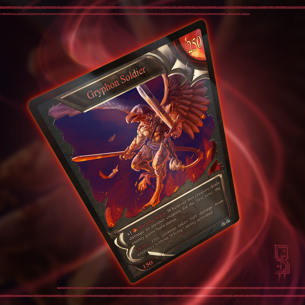 And finally the last one! Here is my last weretober art of 2022 that I added to my personal TCG project! The theme for this one was griffon, one of my favorites for sure hahah